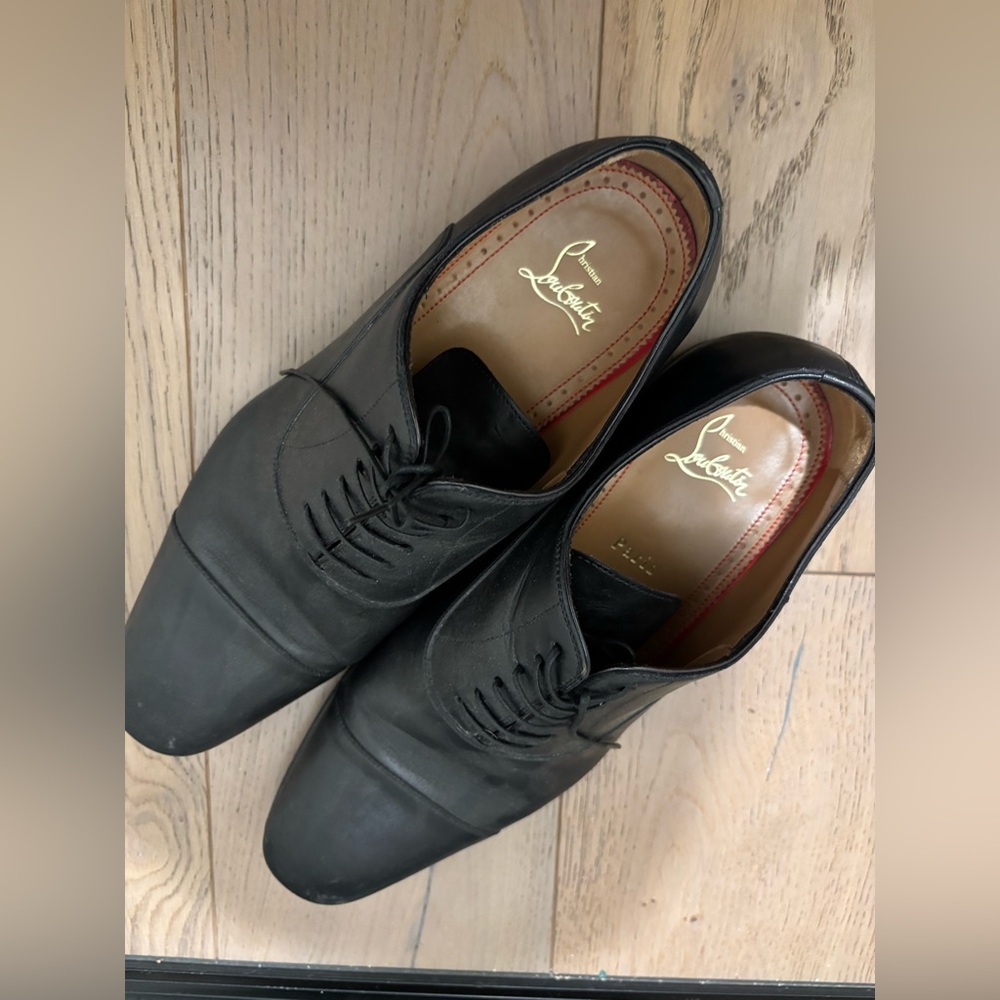 Christian Louboutin Elegant Black Oxfords